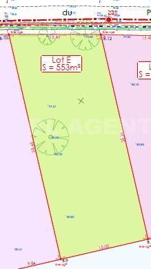 Nouveau, à 5min de Magny, beau terrain à bâtir de 553m² avec projet accordé d'une maison de 198m²
