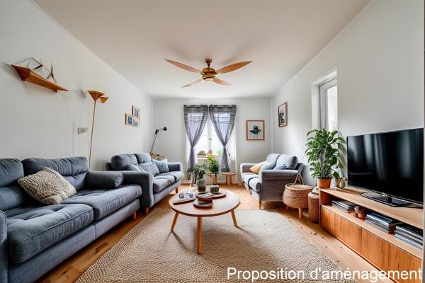 Maison 3 chambres et grand séjour