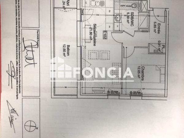 Location Appartement 2 pièces 46 m² - 12 RUE SIDNEY BECHET Laxou 54520