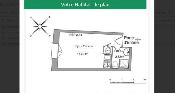 À vendre Studio 16.82 m² - Poitiers 86000
