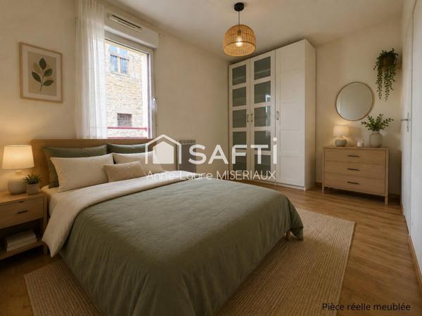 Appartement T2 agréable à vivre, environnement calme