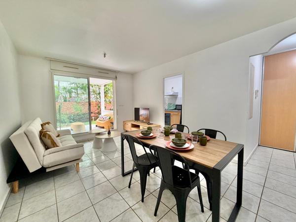 Colocation - T3 meublé sur Saint-Denis avec varangue et jardin