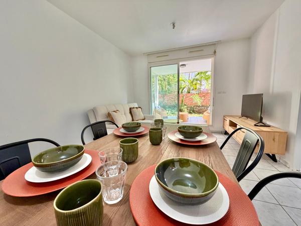 Colocation - T3 meublé sur Saint-Denis avec varangue et jardin