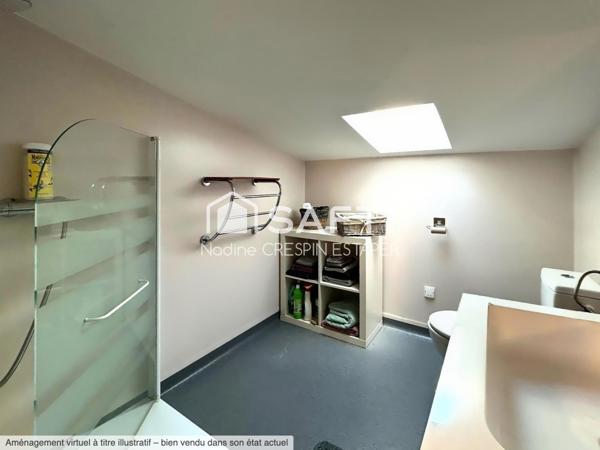 Bâtiment industriel aménagé en partie en loft – 165 m²