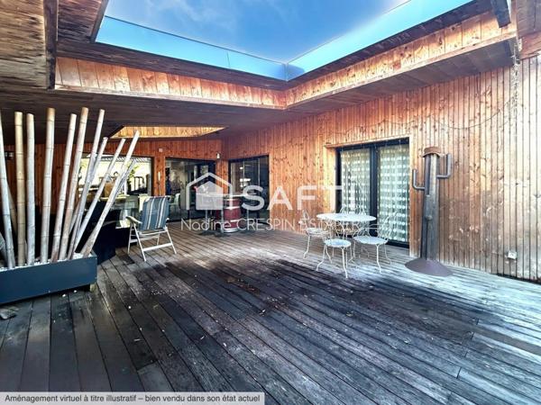 Bâtiment industriel aménagé en partie en loft – 165 m²