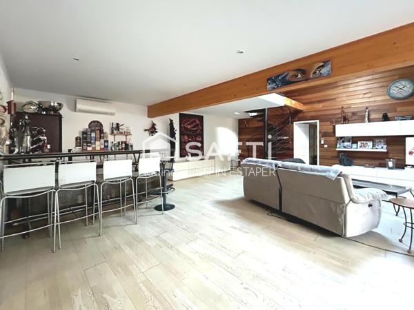 Bâtiment industriel aménagé en partie en loft – 165 m²