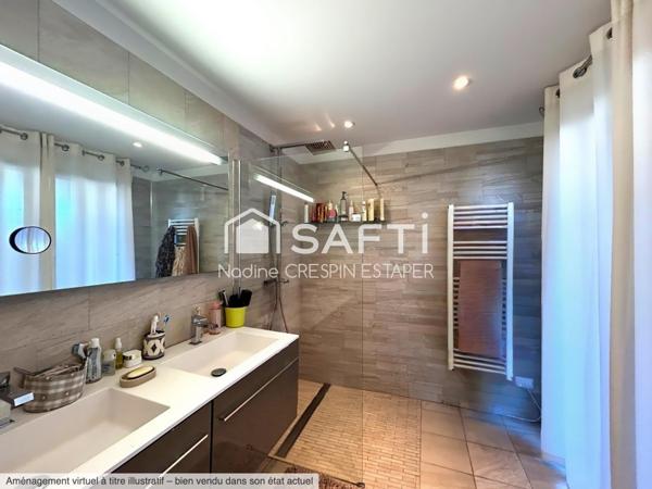 Bâtiment industriel aménagé en partie en loft – 165 m²