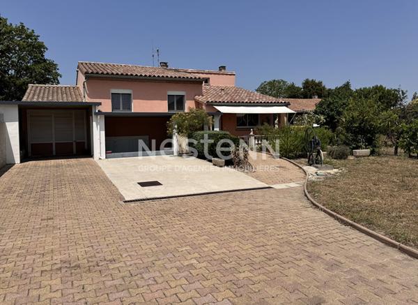 Titre : Maison 110 m² à vendre Carcassonne avec garage, atelier, puits et terrain piscinable