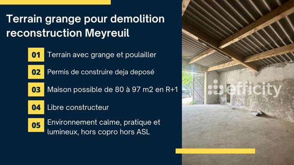 Terrain - 180 m² Exclusivité