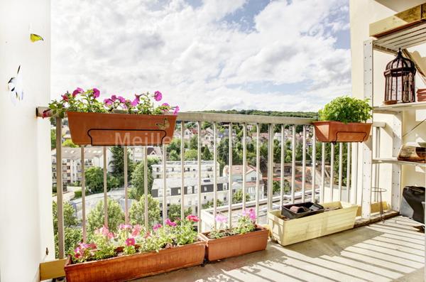 4 pièces lumineux avec balcon et vue