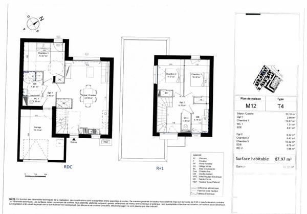 Maison à vendre 5 pièces 87,97 m² Montaigu-Vendée