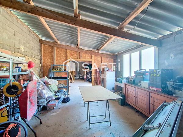 Maison T4 130 m² , garage 70 m², air de campagne