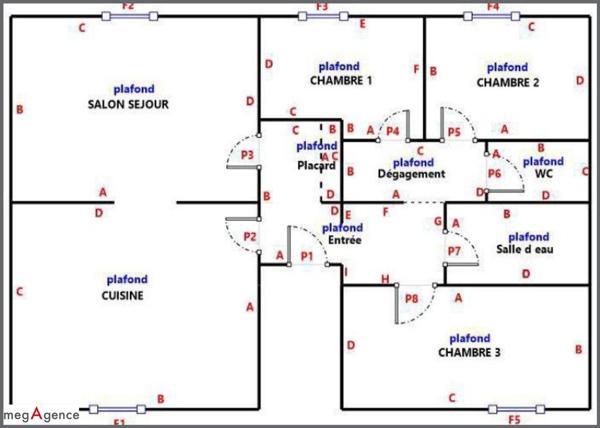 Appartement à FOUGERES, 35300 - 4 pièces 85m²