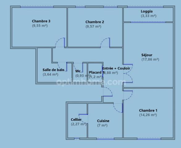 Appartement à vendre 4 pièces SAINT GRATIEN (95)