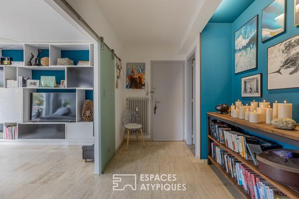 Appartement lumineux aux extérieurs élégamment aménagés