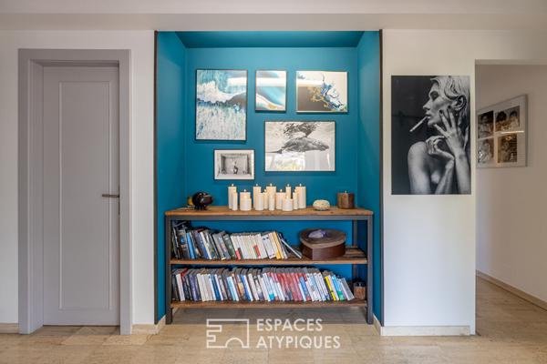 Appartement lumineux aux extérieurs élégamment aménagés