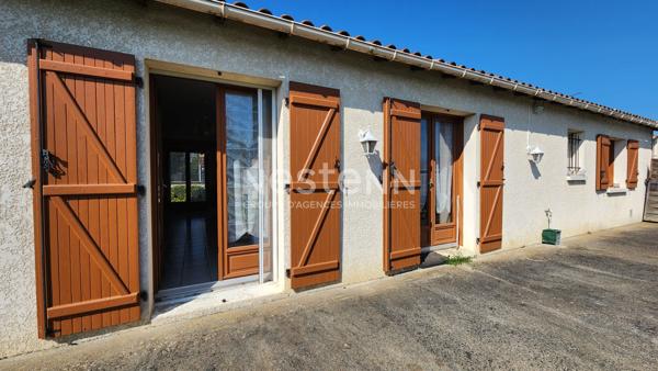 Maison de plain-pied 3 chambres avec jardin et garage à Maillé