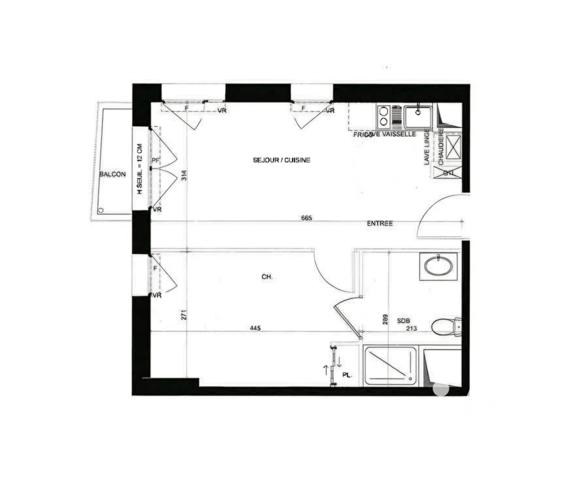 Appartement à vendre 2 pièces 39 m² Saint-Pathus