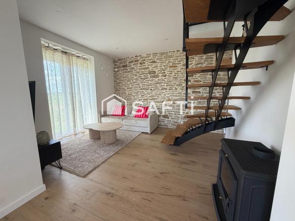 CHARMANTE MAISON EN PIERRE RENOVÉE, 4 CHAMBRES, A MOREAC