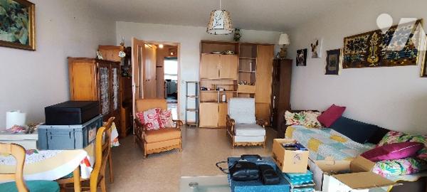 Rare à la vente, T2(cabine) traversant de 48,16m² en étage élevé avec cave FACE MER au TOUQUET