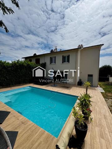 Maison centre ville avec piscine