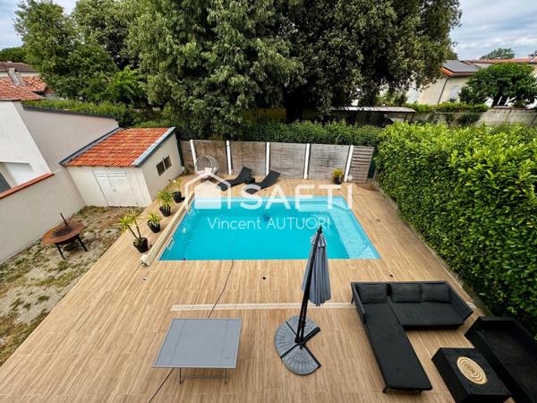 Maison centre ville avec piscine