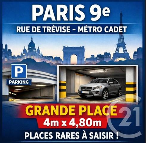 Parking à vendre  19,20 m2 PARIS - 75009