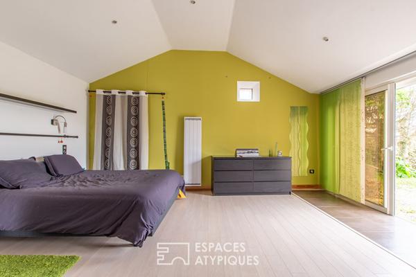 Fermette rénovée avec piscine