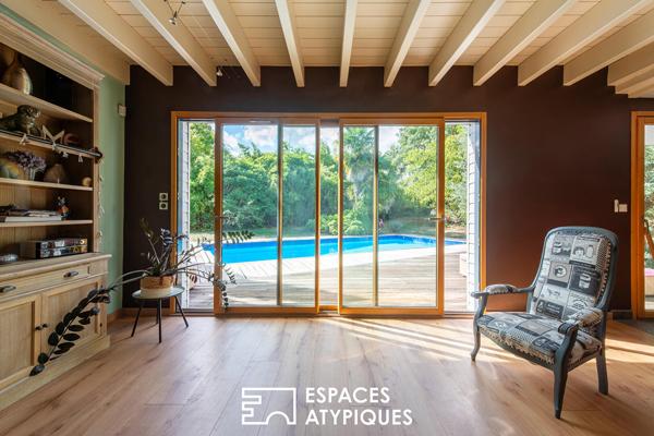 Maison d’architecte au cadre privilégié