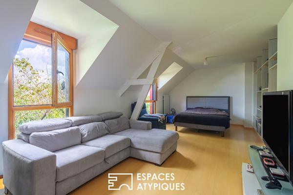 Maison d’architecte au cadre privilégié
