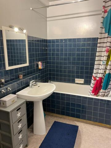 Lumineux appartement en RDC avec jardin privatif 100 m2 et stationnements, proche Loire.