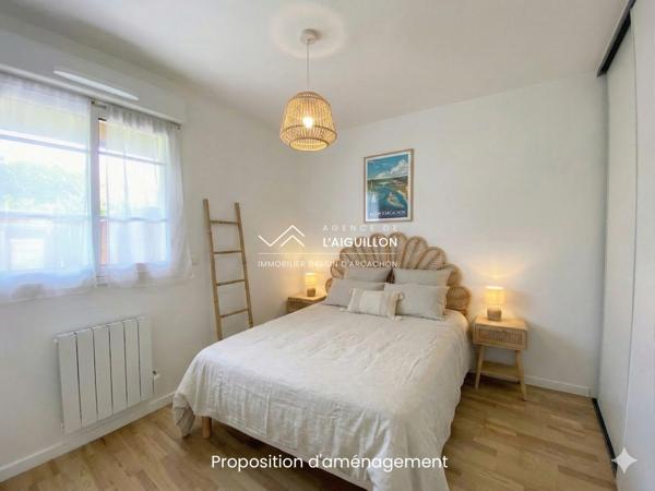 Apt. 3 pièces RdC, terrasse et parking