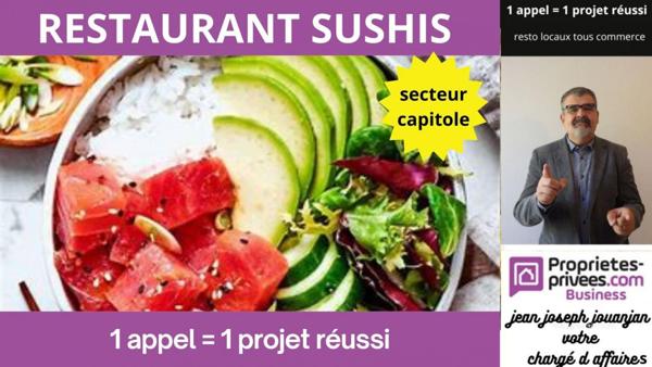 31000 TOULOUSE - RESTAURANT Resto sushi à capitole