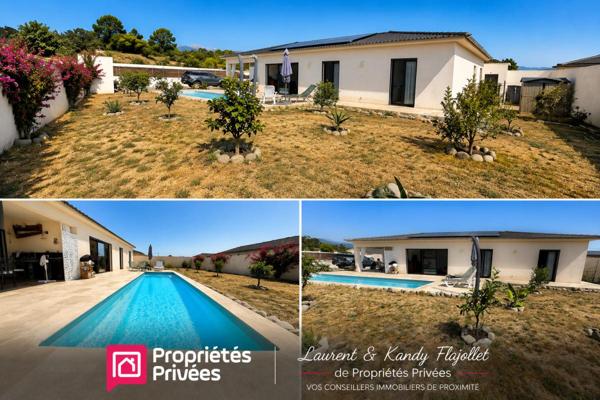 Maison neuve T3 de plain-pied - Double séjour - Piscine  - Garage // SOLARO 20240 - Haute Corse 2B - FRANCE