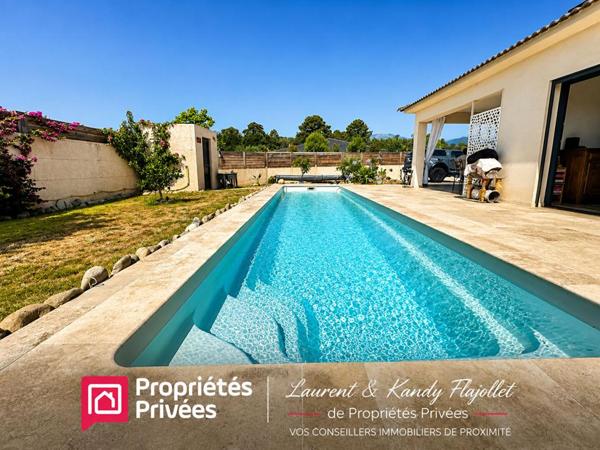 Maison neuve T3 de plain-pied - Double séjour - Piscine  - Garage // SOLARO 20240 - Haute Corse 2B - FRANCE