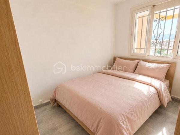 Laissez-vous séduire par ce superbe appartement entièrement rénové, situé au 5ᵉ et dernier étage avec ascenseur, au sein d'une résidence sécurisée avec piscine réservée aux résidents.

Dès l'entrée, un couloir dessert une chambre avec placard, une salle d'eau moderne ainsi que des WC indépendants. Vous découvrirez ensuite une belle cuisine entièrement équipée, ouverte sur un séjour lumineux offrant une vue magnifique.

À l'étage, un vaste salon complète l'espace de vie et dessert deux espaces nuit, idéals pour accueillir famille et amis.

Grâce à sa situation exceptionnelle face à la mer, sa rénovation de qualité, ses beaux volumes et sa luminosité, cet appartement constitue un bien rare, parfait en résidence principale, secondaire ou pour un investissement locatif.

Un bien coup de cœur à découvrir sans tarder !