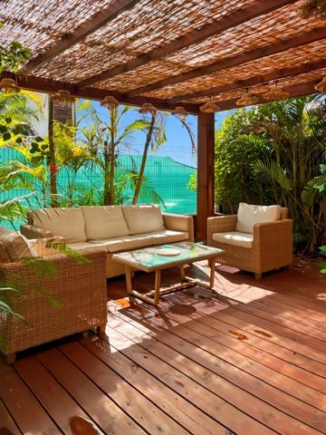 Saint-Gilles les Bains – T2 raffiné aux prestations soignées, varangue, jardin privatif et garage box