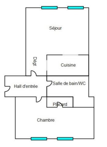 AVIGNON INTRA MUROS – APPARTEMENT T2 RÉNOVÉ EN 2026 – 4ème ÉTAGE AVEC ASCENSEUR – RÉSIDENCE THIERS