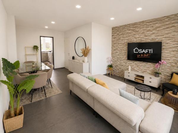 AJACCIO - F3 rénové de 74m² avec parking et cave
