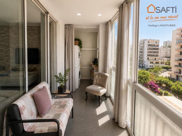 AJACCIO - F3 rénové de 74m² avec parking et cave