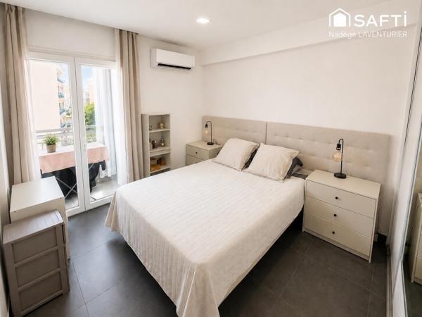 AJACCIO - F3 rénové de 74m² avec parking et cave
