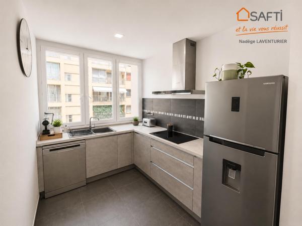 AJACCIO - F3 rénové de 74m² avec parking et cave