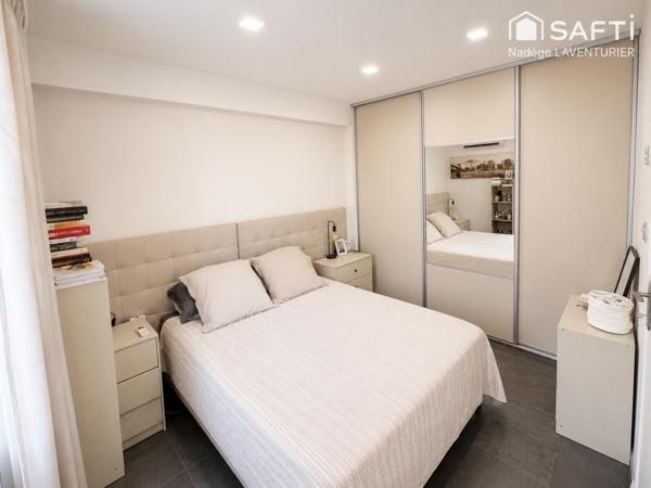AJACCIO - F3 rénové de 74m² avec parking et cave