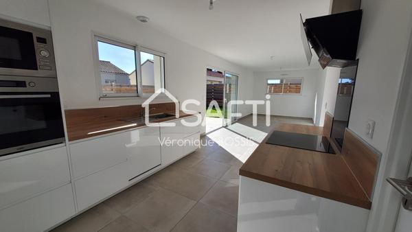 Plain-pied neuf 86m2, accessible PMR, garage,  jardin