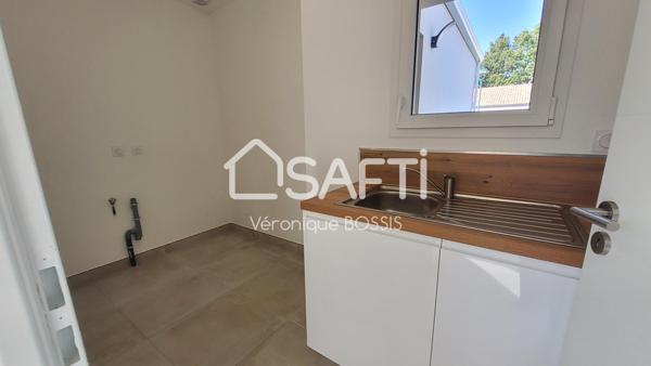 Plain-pied neuf 86m2, accessible PMR, garage,  jardin