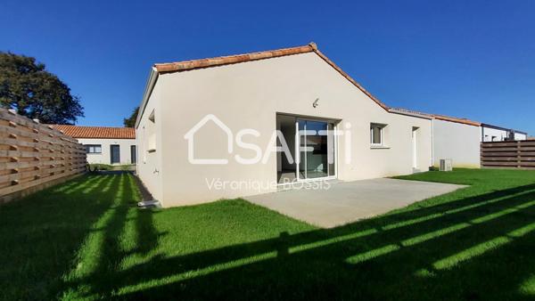 Plain-pied neuf 86m2, accessible PMR, garage,  jardin