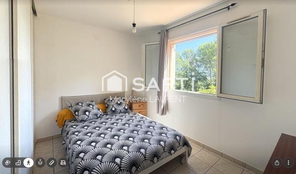 4 chambres ;cadre champêtre , piscine, double garage