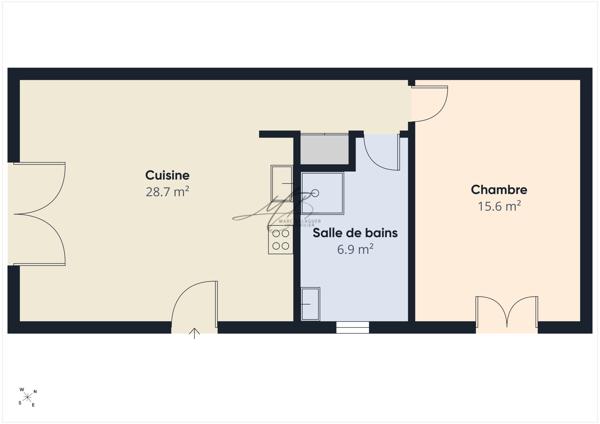 BANDOL – Villa familiale de 153 m² avec 3 chambres, appartement T2 indépendant et grand garage