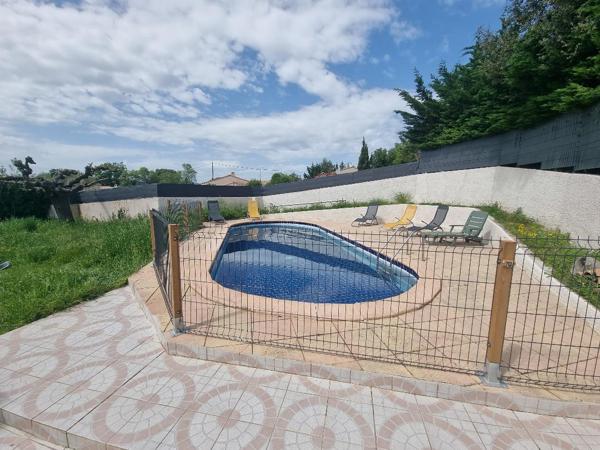 Rocbaron (83136) Maison T4/5 plain-pied 109 m2 + annexe de 23 m2 + Piscine