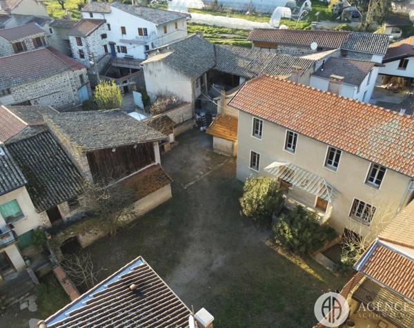 Sablons (38550) Maison a rénover avec terrain possibilité 2 habitations